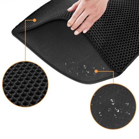 Mata Wycieraczka Pod Kuwetę - Idealna Ochrona Przed Rozsypanym Żwirkiem 40 x 50 cm Mata Wycieraczka Pod Kuwetę - Idealna Ochrona Przed Rozsypanym Żwirkiem 40 x 50 cm