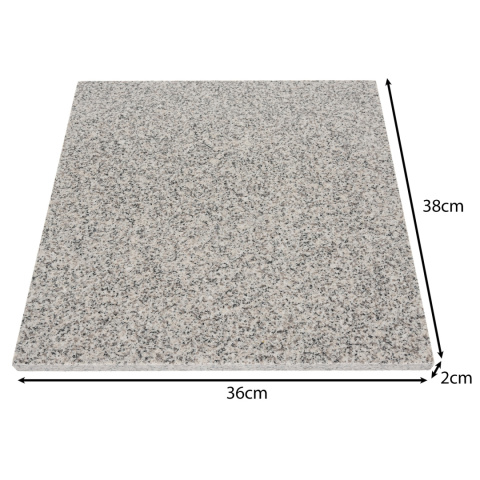 Kamień do Pizzy granitowy na Grilla 36x38 cm + Łopatka deska gratis 2w1 Kamień do Pizzy granitowy na Grilla 36x38 cm + Łopatka deska gratis 2w1