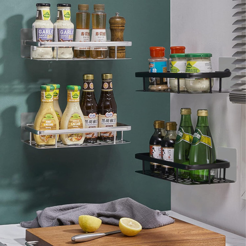 Półka Łazienkowa komplet 2 sztuki pod prysznic Wisząca Aluminiowa Koszyk organizer LOFT Półka Łazienkowa komplet 2 sztuki pod prysznic Wisząca Aluminiowa Koszyk organizer LOFT