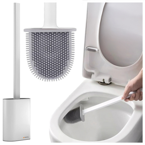 Szczotka do WC toaletowa silikonowa do łazienki antybakteryjna higieniczna Szczotka do WC toaletowa silikonowa do łazienki antybakteryjna higieniczna