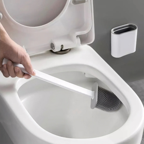 Szczotka do WC toaletowa silikonowa do łazienki antybakteryjna higieniczna Szczotka do WC toaletowa silikonowa do łazienki antybakteryjna higieniczna